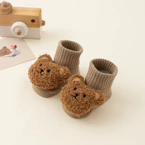 Moshi Bear Socks for Kids and Babies - Anti-slip